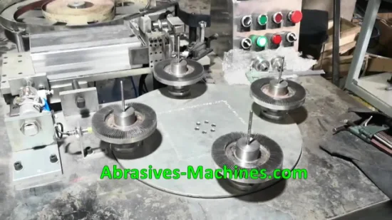 iSharp Abrasives High Quality Mounted Flap Wheel Making Manufacturing Machine in China